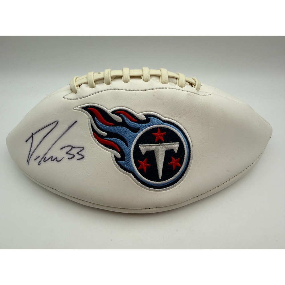 Dion Lewis Signed Tennessee Titans Football JSA Authenticated Embroidered NFL